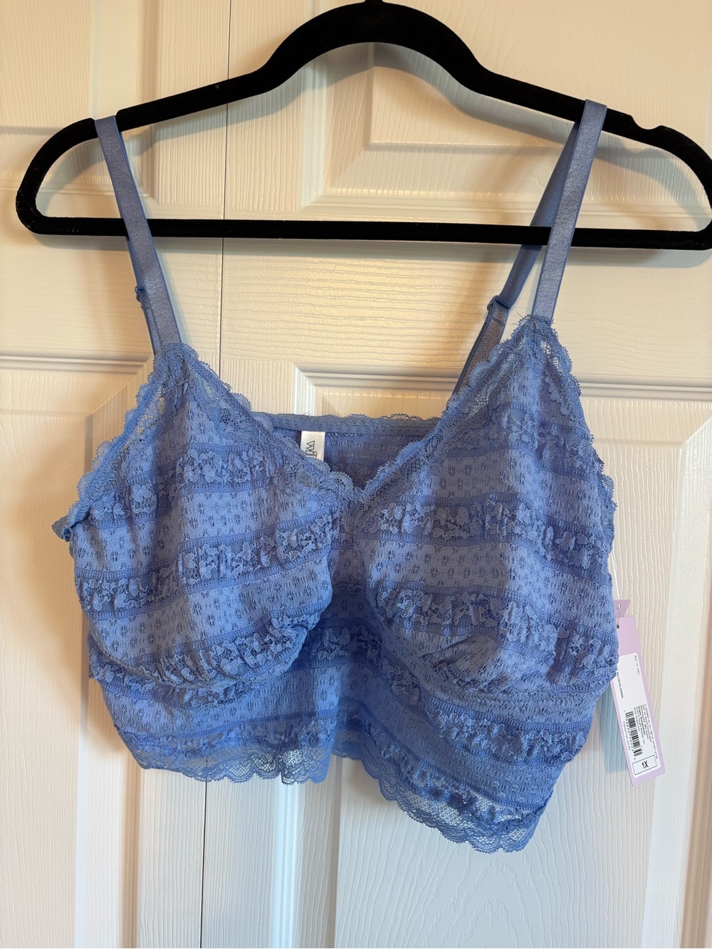 wild fable Lace Bralette in Periwinkle Blue